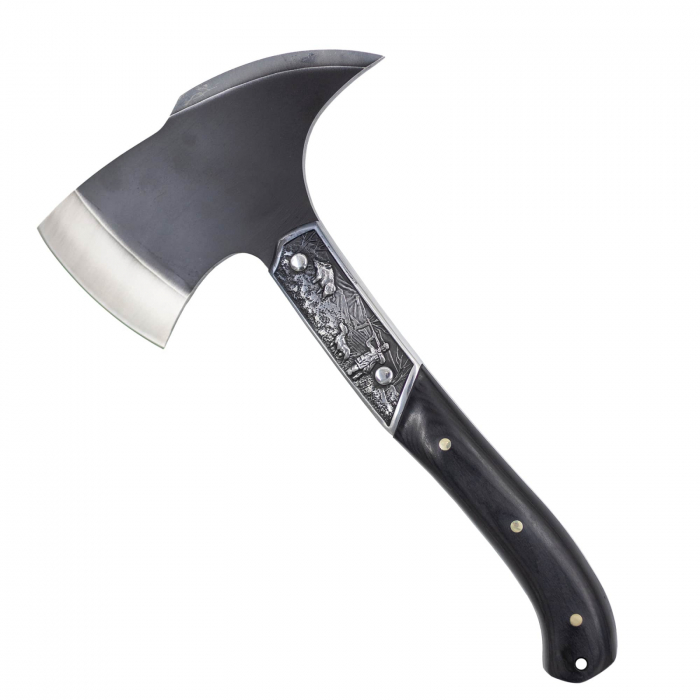 Sharp fejsze, kempingezés és túrázás, szénacél, ébenfa nyél, 31 cm [1]