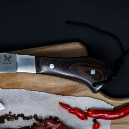 Ax Sparrow, kempingezés és túrázás, acél 4Cr13, Pakka fa nyél, 22 cm [3]