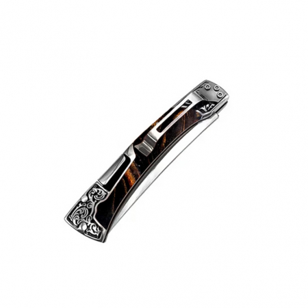 Hassan II zsebkés, kempingezés és túrázás, Rozsdamentes acél 440B, 24 cm [1]