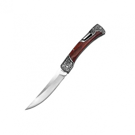 Zsebkések - Hassan II zsebkés, kempingezés és túrázás, Rozsdamentes acél 440B, 24 cm