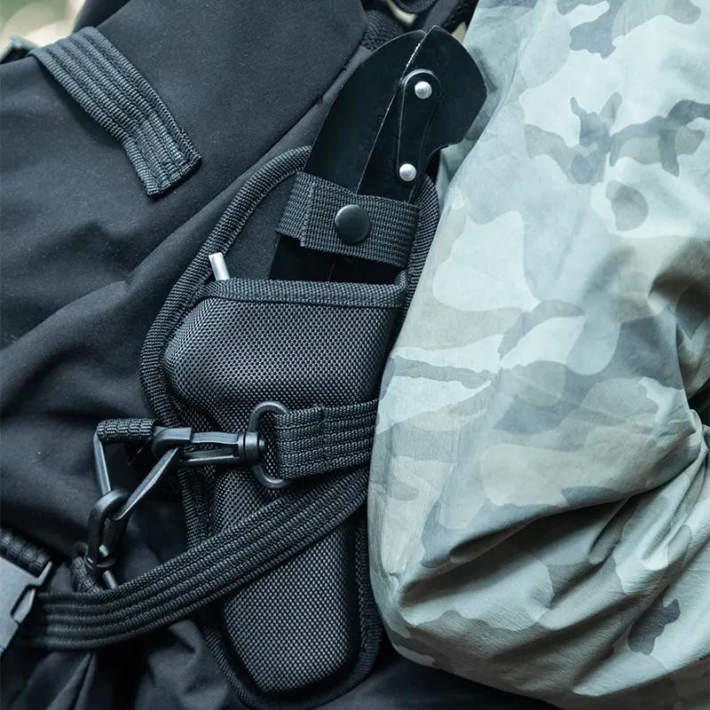 Edge fejsze, kempingezés és túrázás, 3Cr13 acél, ébenfa nyél, 37 cm [3]