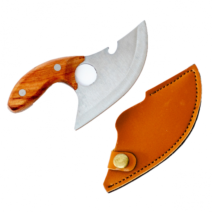 Cutit Dwarf, Vanatoare & Bushcraft, Otel 4Cr13, Maner Rose Wood, 16 cm [7]