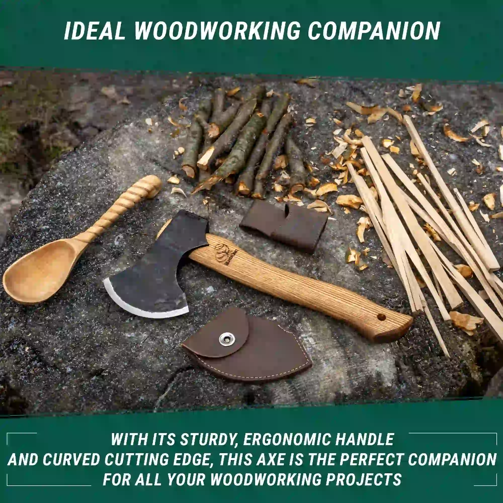 AX3 – Secure Bushcraft pentru Crapat Lemne, 33.5 cm [6]