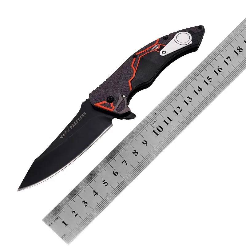 Briceag EDC04, Camping & Drumetie, Otel Inoxidabil 440C, Maner Aluminiu 3D Print, 22 cm [2]