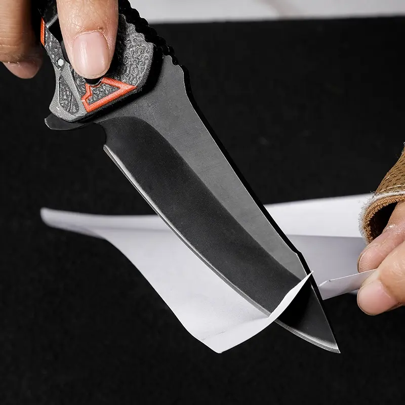 Briceag EDC04, Camping & Drumetie, Otel Inoxidabil 440C, Maner Aluminiu 3D Print, 22 cm [10]