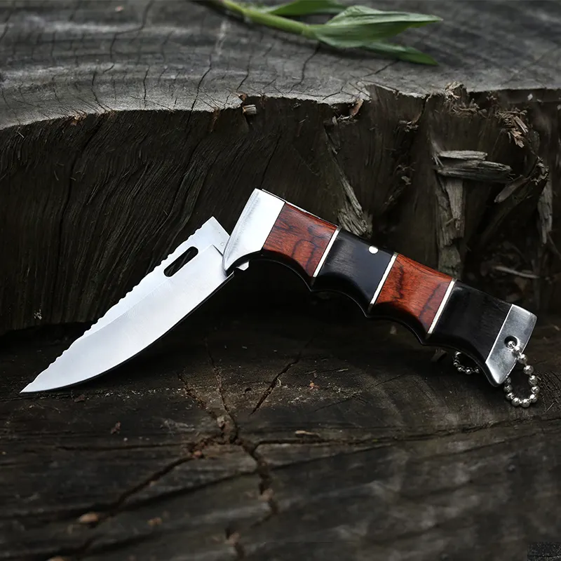 Briceag EDC08, Otel 440B, Maner Lemn, 23 cm sau 12 cm [4]