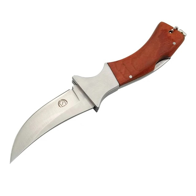 Briceag EDC10, Camping & Drumetie, Otel Inoxidabil 7Cr13Mov, Maner Lemn Rosewood, 16 cm [2]