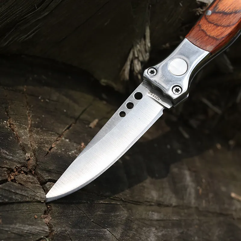 Briceag Frontier, Camping & Drumetie, Otel 440B, Maner Lemn Rosewood, 15.3 cm [7]