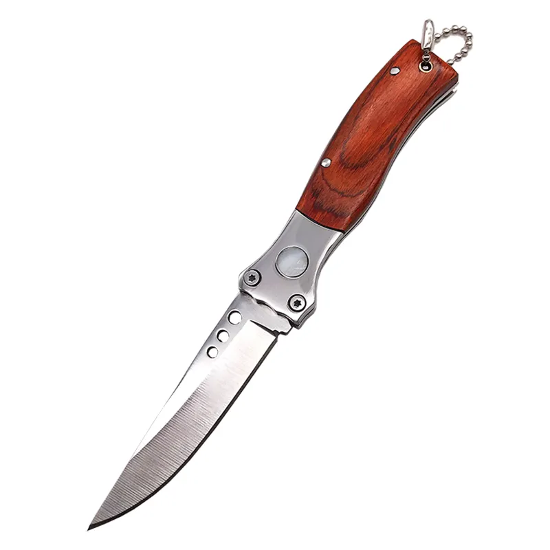 Briceag Frontier, Camping & Drumetie, Otel 440B, Maner Lemn Rosewood, 15.3 cm [2]