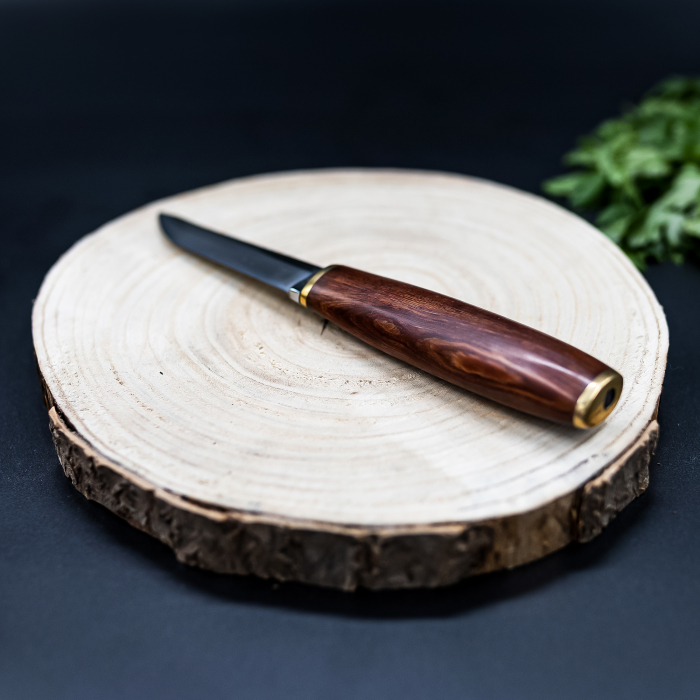 Cutit Hunter, Vanatoare & Bushcraft, Otel Inoxidabil 7Cr13, Maner Rose Wood, 19.5 cm [7]