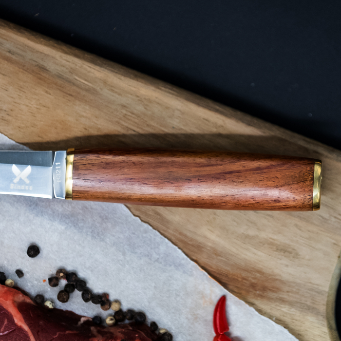 Cutit Hunter, Vanatoare & Bushcraft, Otel Inoxidabil 7Cr13, Maner Rose Wood, 19.5 cm [5]