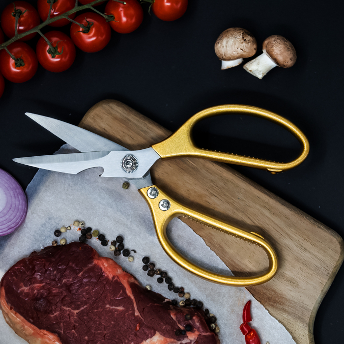 Foarfeca Bucatarie Golden, pt Carne si Legume,  Aliaj Alumininu SK5, 21 cm [3]