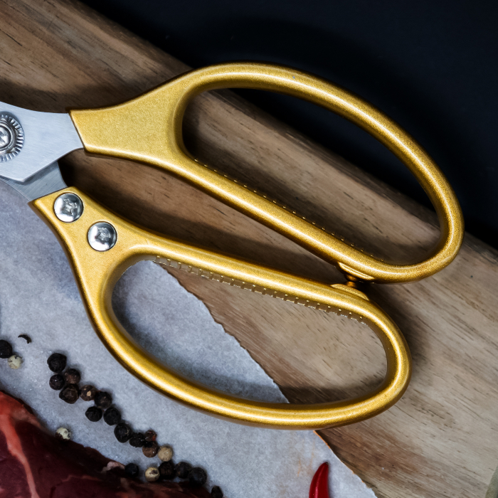 Foarfeca Bucatarie Golden, pt Carne si Legume,  Aliaj Alumininu SK5, 21 cm [5]