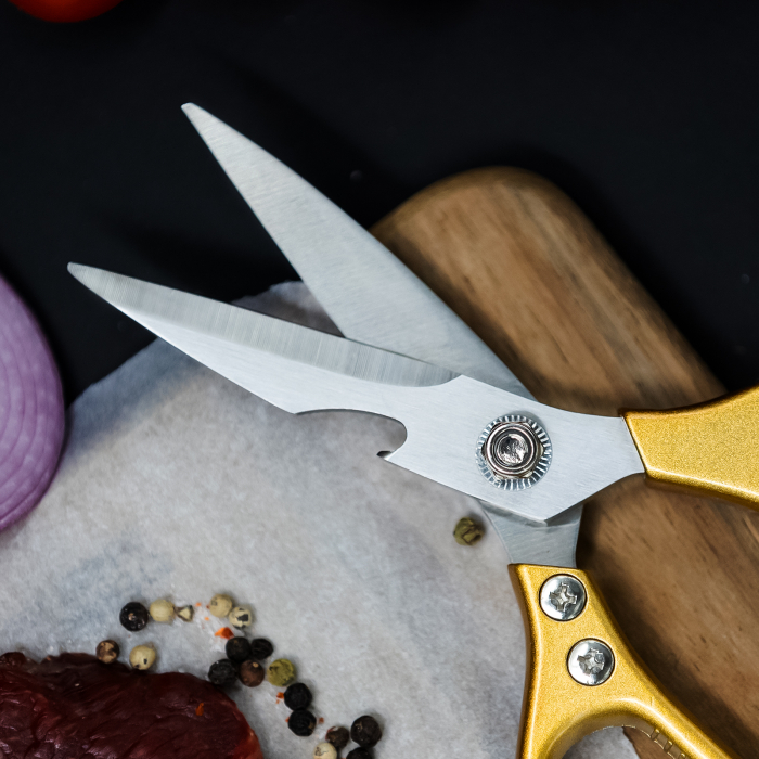 Foarfeca Bucatarie Golden, pt Carne si Legume,  Aliaj Alumininu SK5, 21 cm [4]