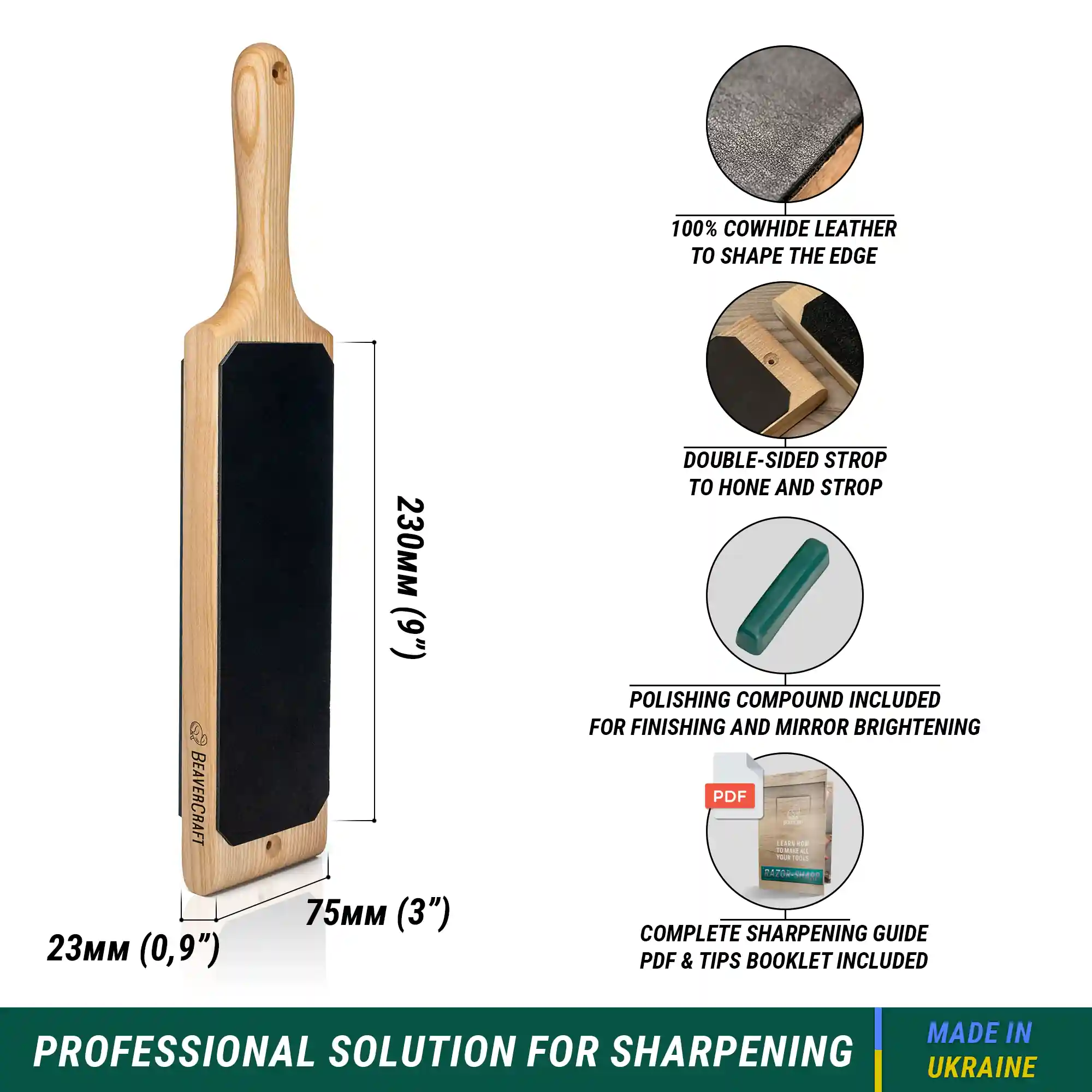 LS1P1 – Strop din Piele cu Doua Fete si Compus de Polisare [2]