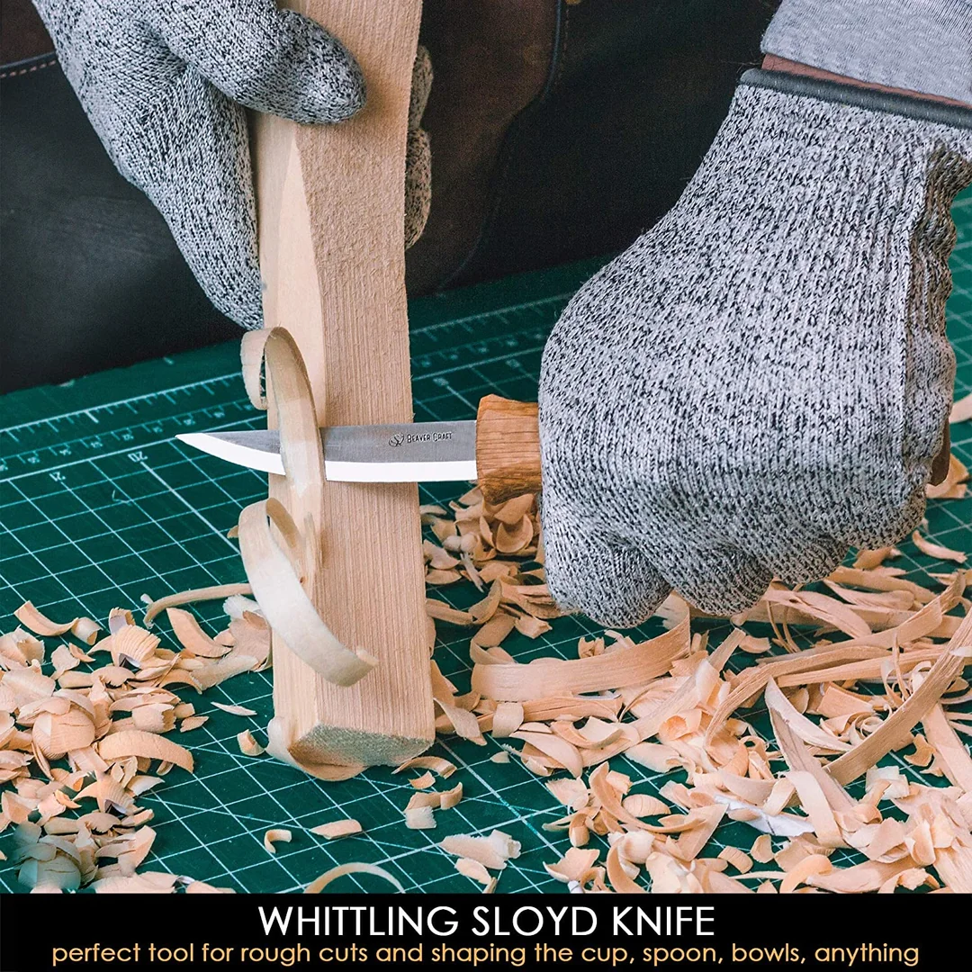 S14 - Set Unelte cu Dalta Curbata pt Sculptarea Lingurilor [8]