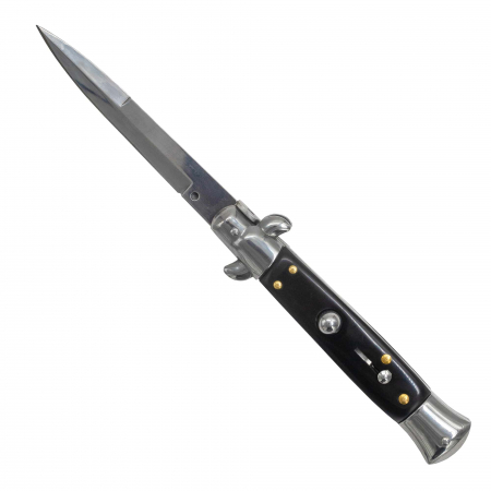 Bricege - Briceag Dagger01, Camping & Drumetie, Otel Inoxidabil 5Cr13Mov, Maner Negru Rasina, 22.5 cm