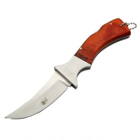 Briceag EDC10, Camping & Drumetie, Otel Inoxidabil 7Cr13Mov, Maner Lemn Rosewood, 16 cm [0]