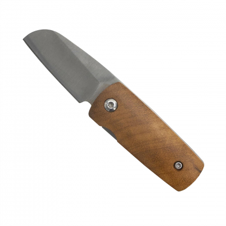 Bricege - Briceag Shiro, Camping & Drumetie, Otel Inoxidabil 440C, Maner Lemn Shiro, 9.5 cm