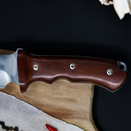 Cutit Dominus, Vanatoare & Bushcraft, Otel Inoxidabil 7Cr13, Maner Redwood, 28 cm [3]