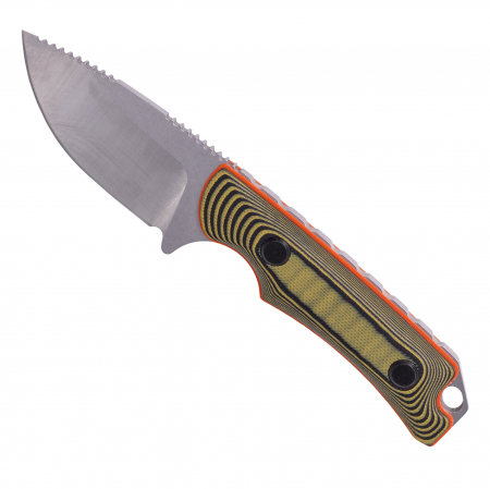Cutite Bushcraft - Cutit KDX02, Camping & Drumetie, Otel Inoxidabil 420, Maner Micarta, Teaca Kydex, 16 cm