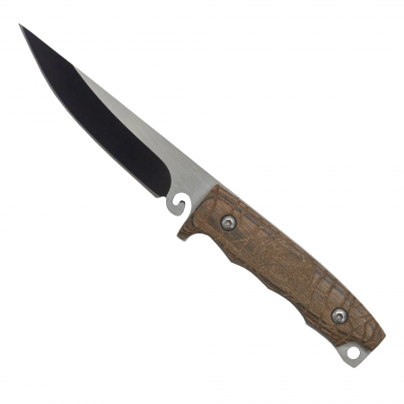 Cutite - Cutit Petal, Camping & Drumetie, Otel Inoxidabil 440C, Maner Rose Wood, 20 cm