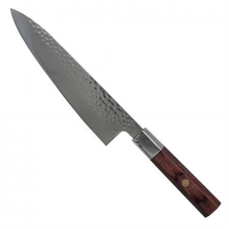 Cutite Bucatarie - Cutit Profesional Chef06 Bucatarie, Otel Damasc VG10, Maner Lemn Stabilizat Pakka, 33.5 cm