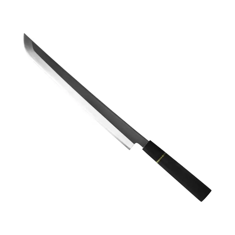 Cutite Bucatarie - Cutit Sashimi, Bucatarie, Finisaj Simplu, Otel Inoxidabil VG10, Maner Lemn Ebony, 43 cm