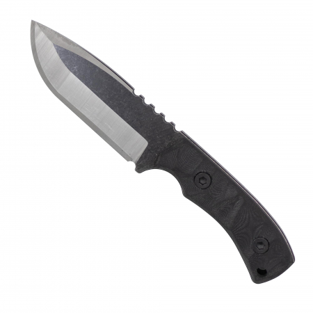 Cutite Bushcraft - Cutit Soldier, Vanatoare & Bushcraft, Finisaj Black, Otel 8Cr13Mov, Maner G10, Teaca Kydex, 20 cm
