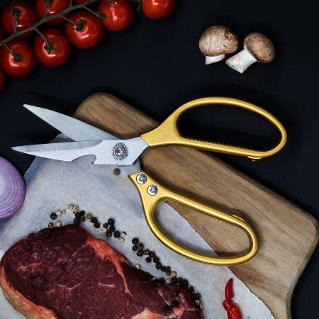 Foarfeca Bucatarie Golden, pt Carne si Legume,  Aliaj Alumininu SK5, 21 cm [2]
