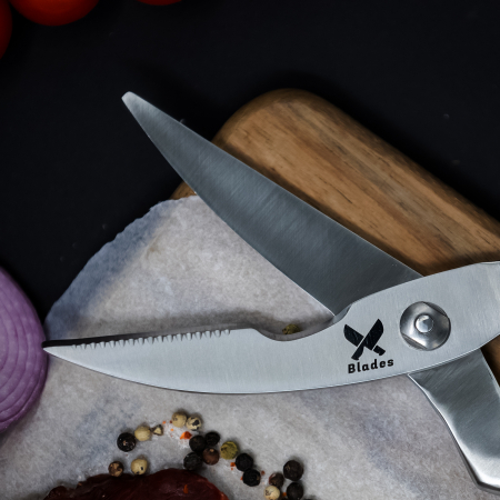 Foarfeca Bucatarie Silver, pt Carne si Legume,  Otel Inoxidabil, 25 cm [2]