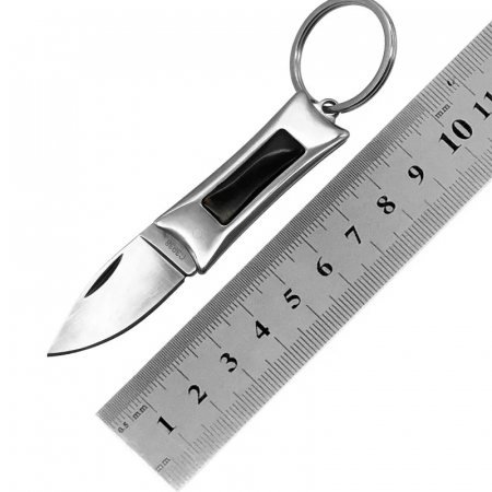 Mini-Briceag Breloc Clipper, Bucatarie & Camping, Otel Inoxidabil 440C, 9.5 cm [1]