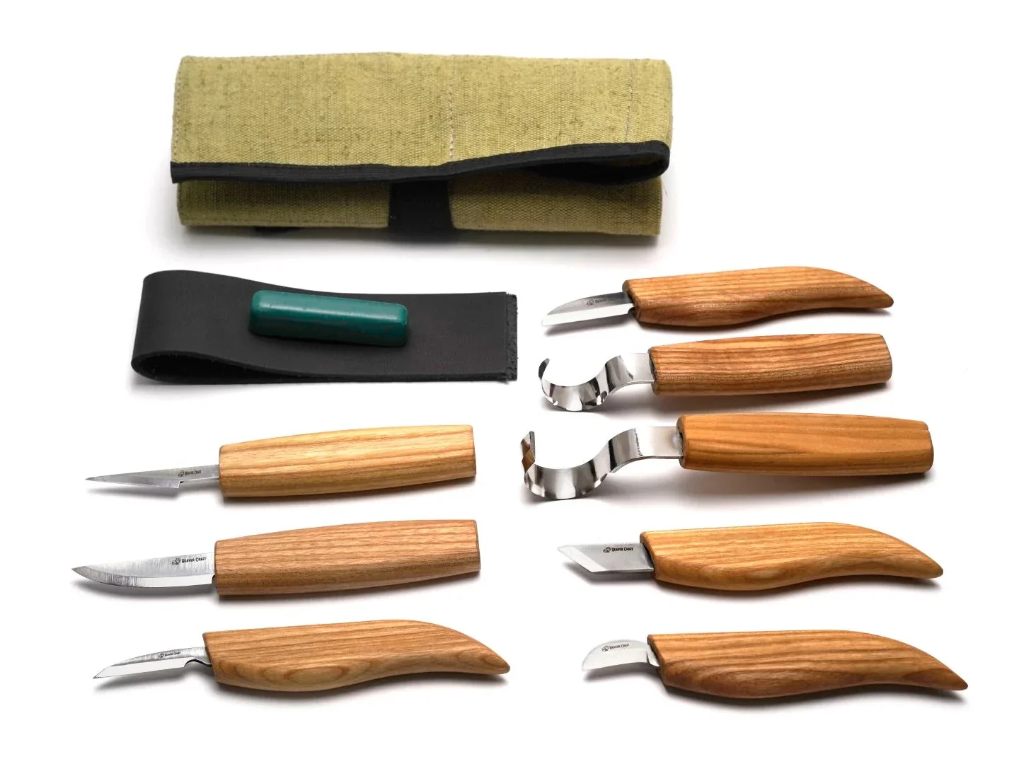 Cioplire si Sculptura - S08 – Set de Cioplit in Lemn cu 8 Cutite
