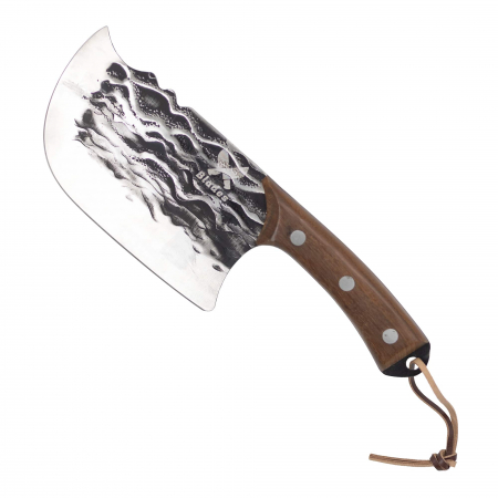Satare Camping - Satar Bushwhack, Bucatarie & Camping, Finisaj Wave, Otel 5Cr13Mov, Maner Rose Wood, 27.5 cm