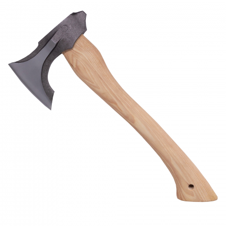 Topoare - Toporisca SRV03, Gradina & Camping, Forjat Manual, Otel Carbon, Maner Fag, 40 cm