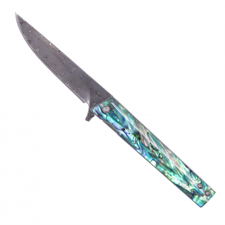 джобно НОЖОВЕ - Dagger03  Джобен нож, къмпинг и туризъм, ядро ​​от дамаска стомана VG10, 20 см