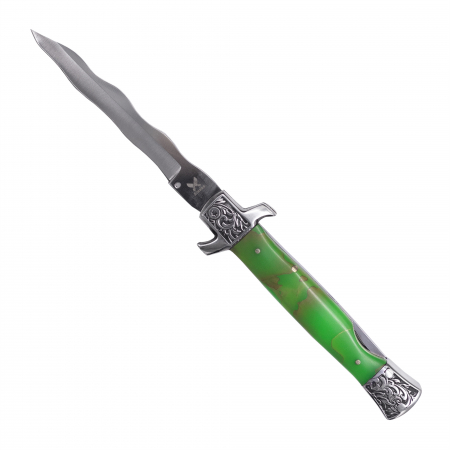джобно НОЖОВЕ - Dagger04 Джобен нож, Къмпинг и туризъм, неръждаема стомана 7Cr13, дръжка от флуоресцентна смола, 23,5 cm