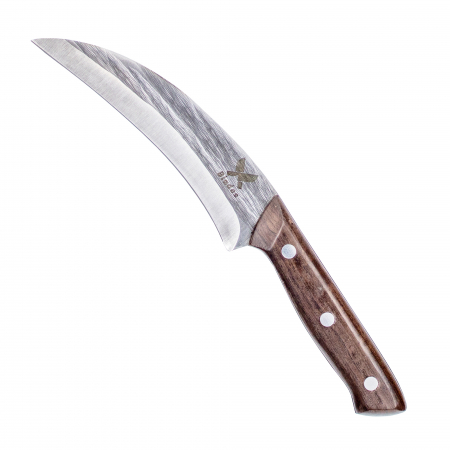 Konyhai kések - Crow kés, Hunting & Bushcraft, Wave Finish, 5Cr15 acél, Wenge fa nyél, 26,5 cm