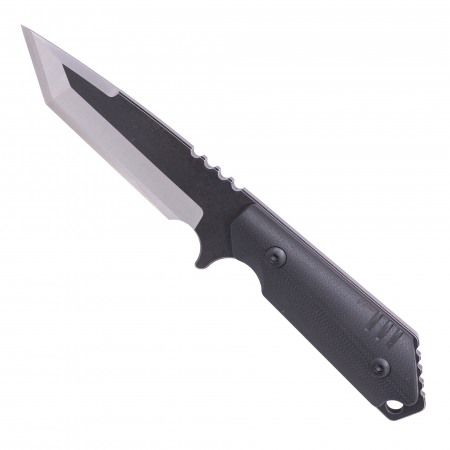 Bushcraft kések - KDX04 kés, kempingezés és túrázás, rozsdamentes acél 420, G10 nyél, Kydex hüvely, 23 cm