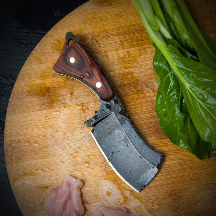 Goat nůž, povrchová úprava Black Stone Wash, ocel 4Cr13, rukojeť ze sekvoje, 15 cm, Blades® [3]