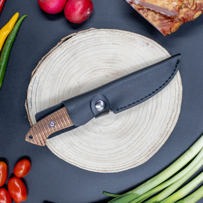 Nůž Zebra, Damascová ocel VG10, Rukojeť z Dřeva Zebry, 22 cm [5]