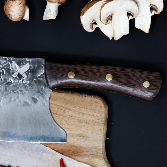 Dorado Sekáček, Hammered Finish, ocel 4Cr13, dřevěná rukojeť Wenge, 30 cm, Blades® [4]