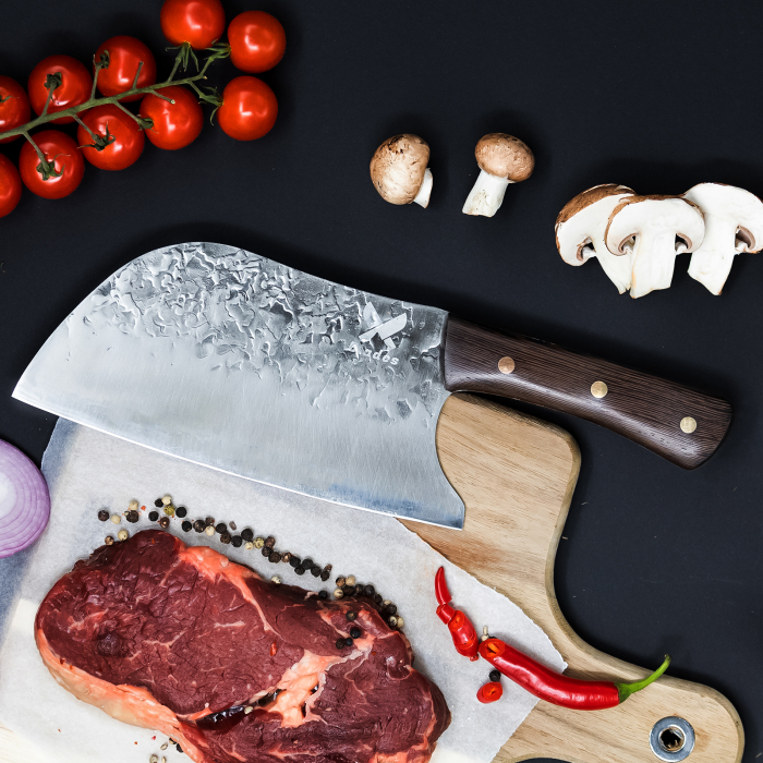 Dorado Sekáček, Hammered Finish, ocel 4Cr13, dřevěná rukojeť Wenge, 30 cm, Blades® [2]