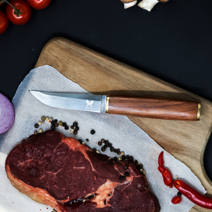 Nůž Hunter, Hunting & Bushcraft, nerezová ocel 7Cr13, rukojeť z růžového dřeva, 19,5 cm [2]