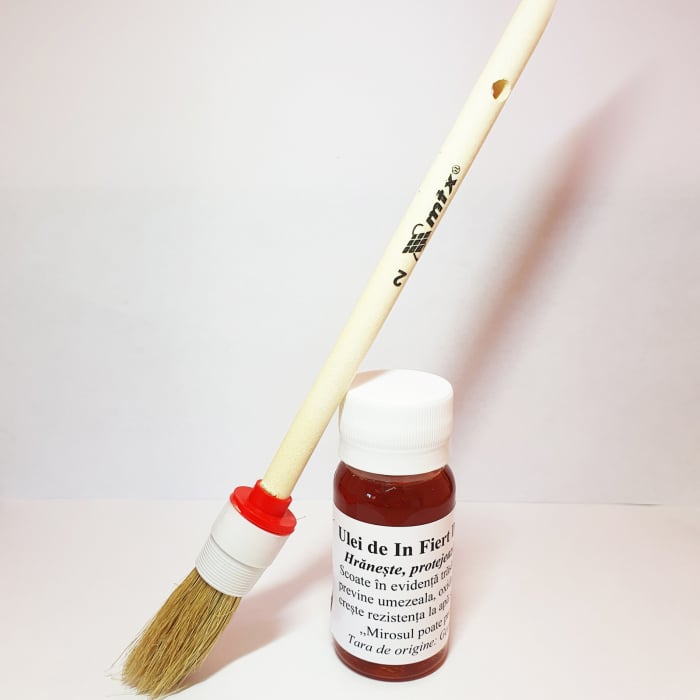 Rafinovaný dvojitě vařený lněný olej, 50 ml [3]