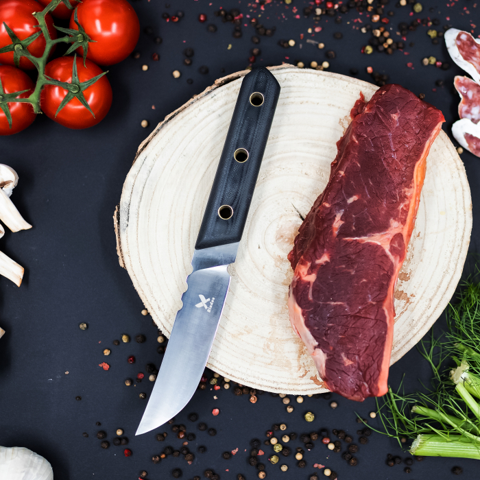 Nůž Maple, Kemping & Turistika, Nerezová Ocel 7Cr13Mov, Rukojeť z Micarty, 22,5 cm [2]