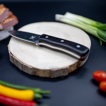 Nůž Bear, nerezová ocel 440B, rukojeť z ebenového dřeva, 22 cm [3]