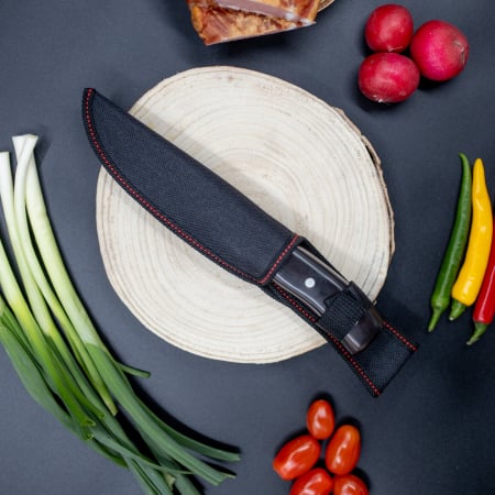 Nůž Bear, nerezová ocel 440B, rukojeť z ebenového dřeva, 22 cm [4]