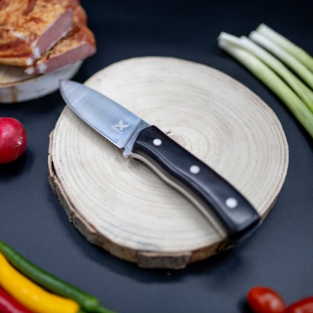 Nůž Bear, nerezová ocel 440B, rukojeť z ebenového dřeva, 22 cm [2]