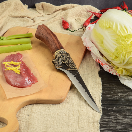 Nůž Golden Dragon III, Hammered Finish, ocel 7Cr17, rukojeť z palisandru, 28,5 cm, Blades® [4]